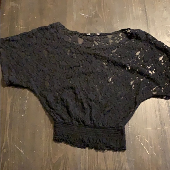 Lace Black Shirt - Picture 1 of 1